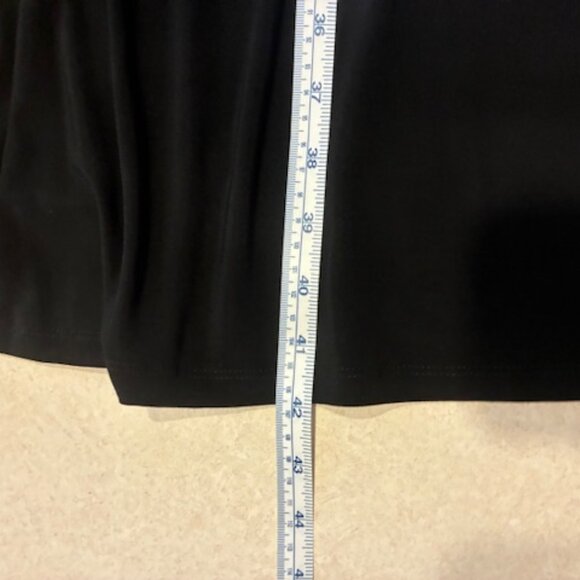 Danny & Nicole Women's Black Fit Flare Sleeveless Knee length Knit Dress Sz 18W - Picture 7 of 11